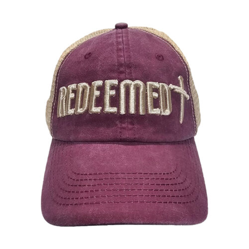 CAP013 Burgundy Front view