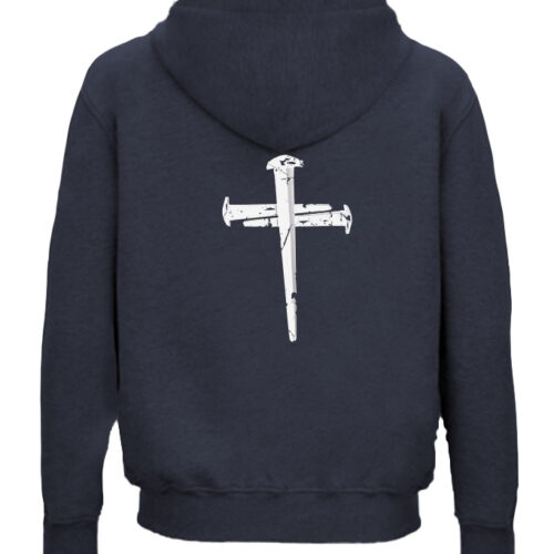 Hoodie HOOD-005 Cross Large back Navy