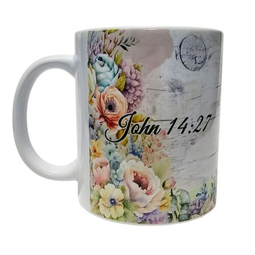 MUG009 Peace I leave back