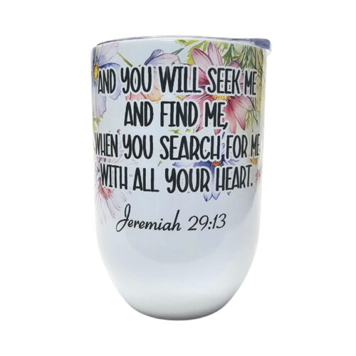 Seek Me With All Your Heart Jeremiah 29 13 Front WHITE background