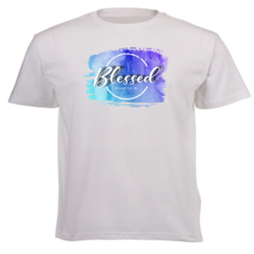 Blessed - Unisex White - Christian Ladies T shirt