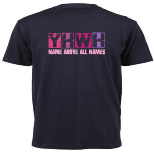 YHWH Navy - Christian T shirt (Unisex)